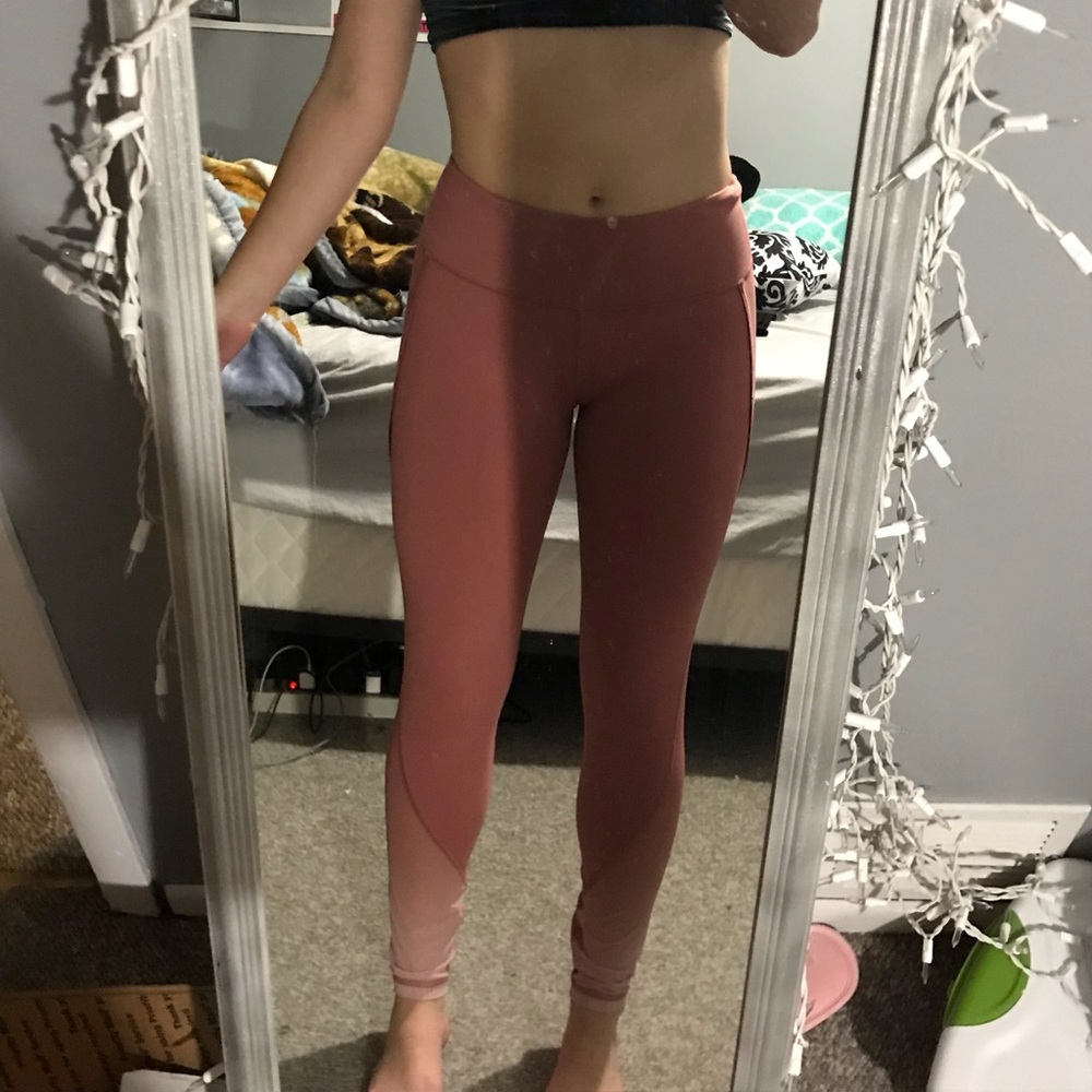pink VS leggings